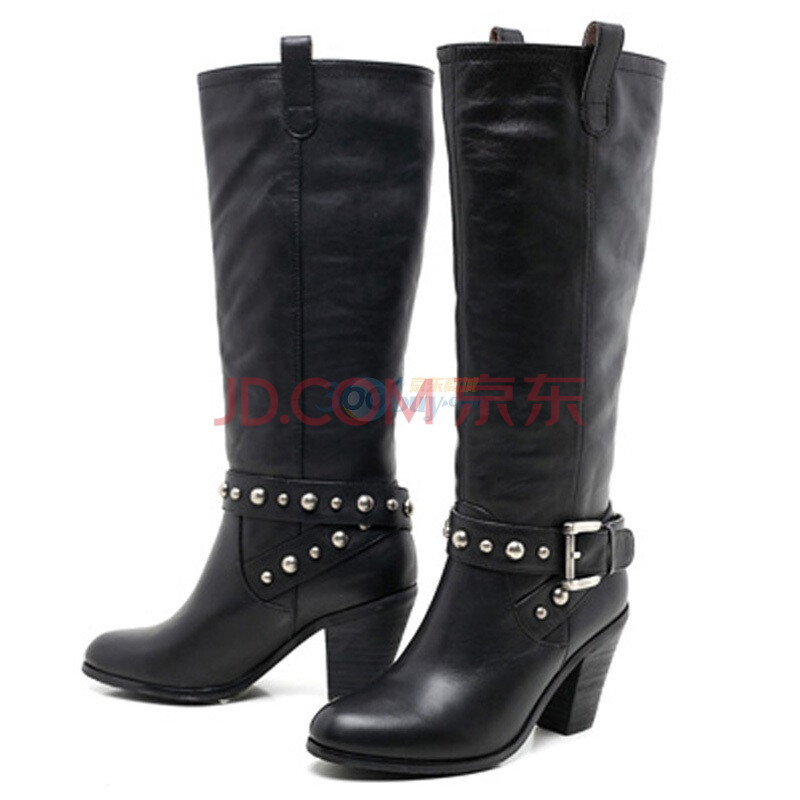 【百丽黑色牛皮女靴绒里黑色38码BXY10683RU1DC0240】BeLLE百丽2010冬季黑色牛皮女靴绒里黑色38码BXY10683RU1DC0240图片