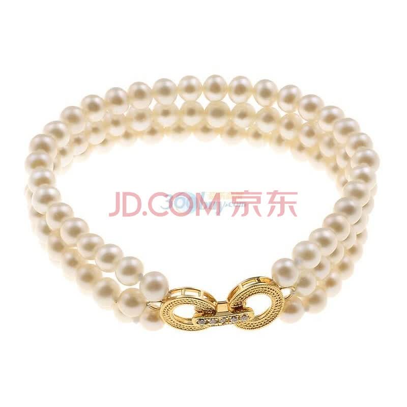【lux-<em>women</em>天然淡水<em>珍珠</em>豪华镶嵌<em>手链</em>妩媚】