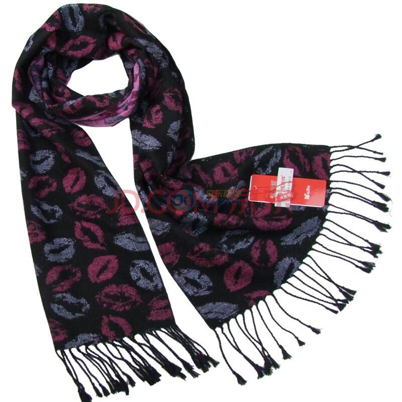 【恒源祥真丝<em>提花拉绒</em>保暖男士<em>长</em>围巾礼盒装Z