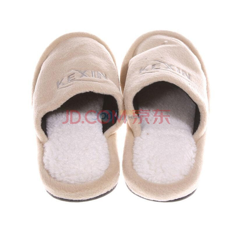 【可欣棉拖鞋】可欣家居棉拖鞋白色图片