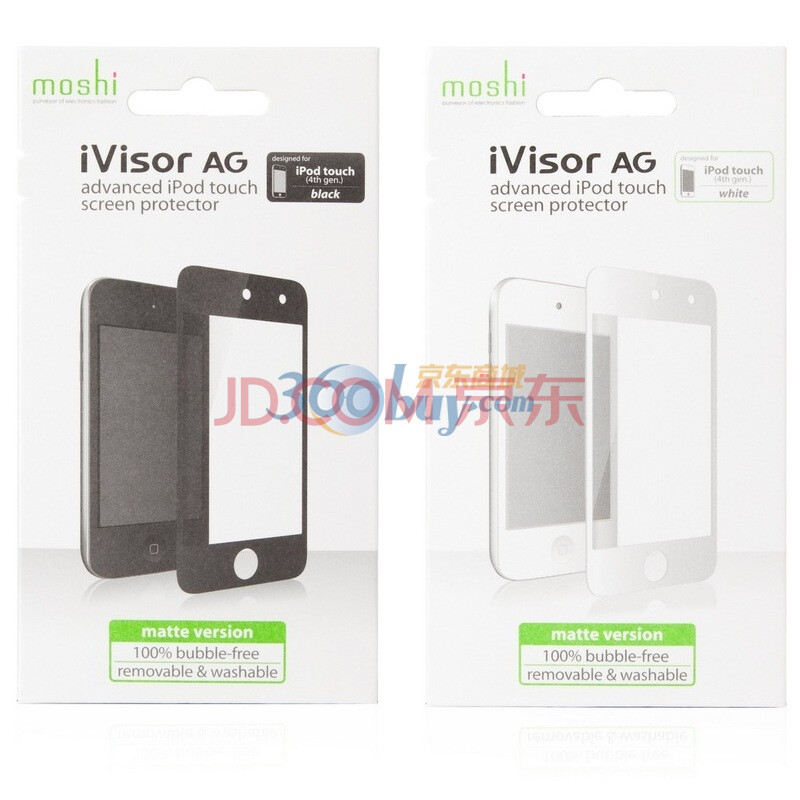 摩仕（moshi）iVisor AG for iPod touch 防眩光易洁触屏贴 (黑)