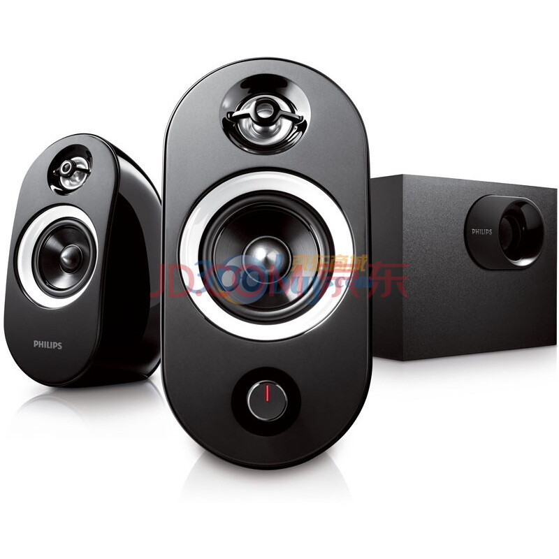 飞利浦（PHILIPS）SPA4320通用型音箱 2.1多媒体音箱 黑色
