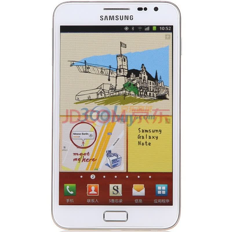 三星（SAMSUNG）Galaxy Note I9220 3G手机（釉白）WCDMA/GSM