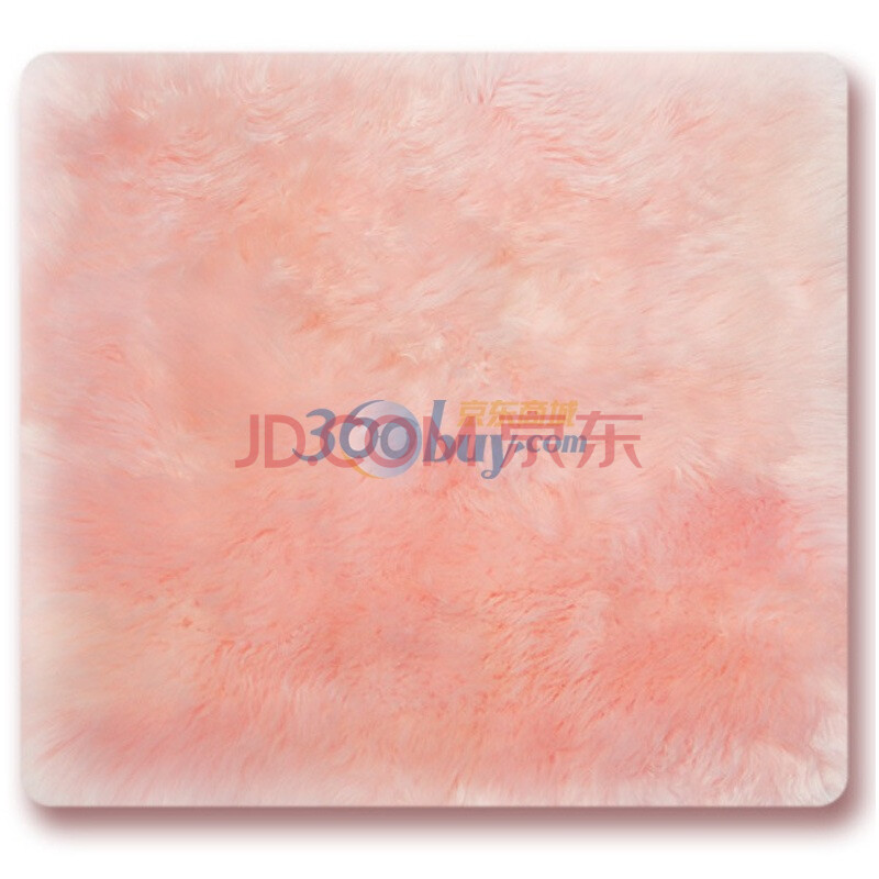 莱澳 澳洲羔羊皮长毛坐垫50×50CM(粉红色)