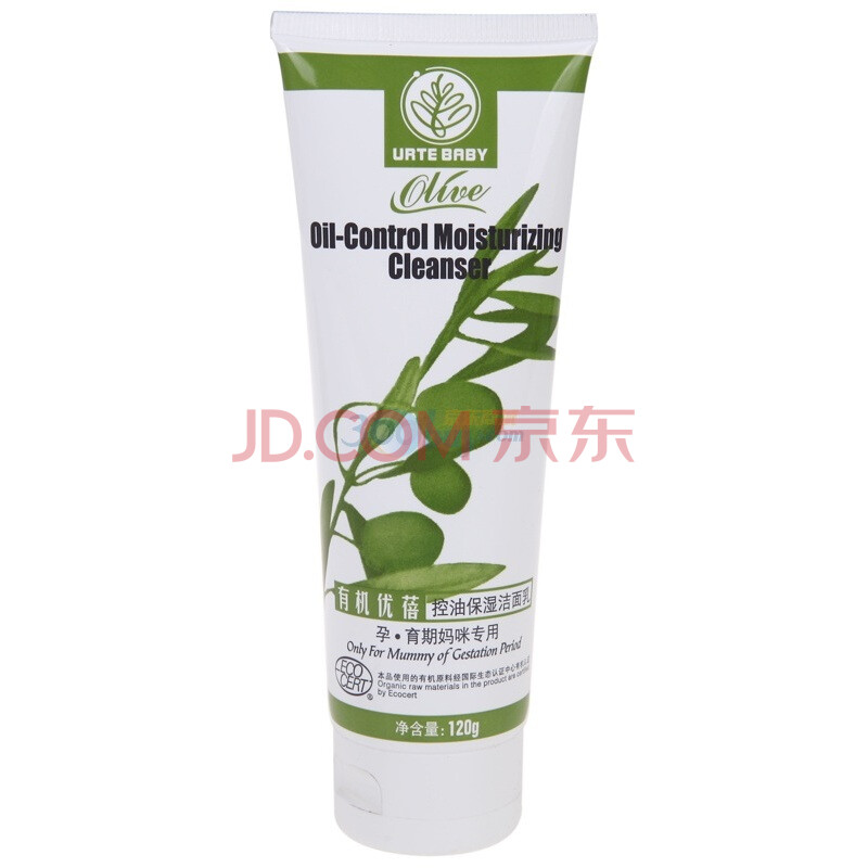 URTEBABY 有机优蓓保湿控油洁面乳 120g
