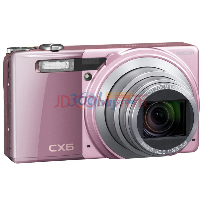 RICOH 理光 CX6 数码相机（粉色）