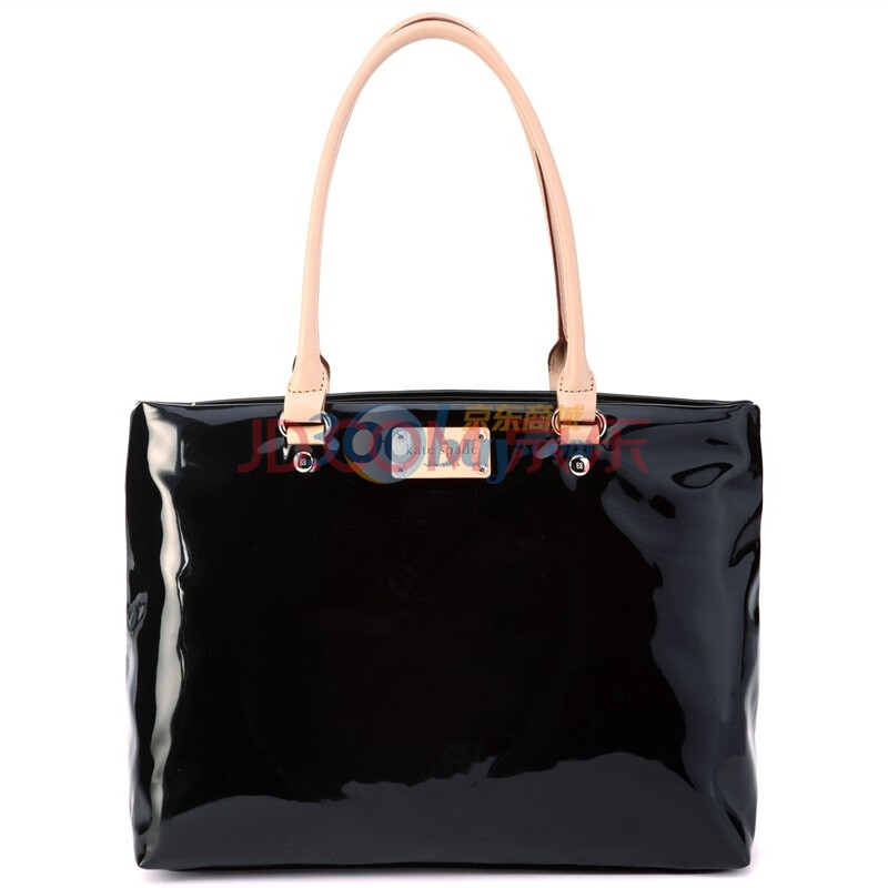 KATE SPADE 凯特.丝蓓黑色PVC女式手提包
