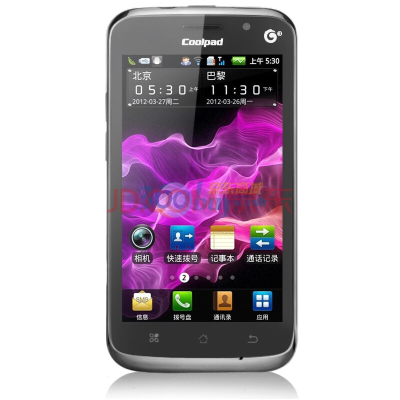 Coolpad 酷派 8150 智能手机 (科幻灰 移动定制)