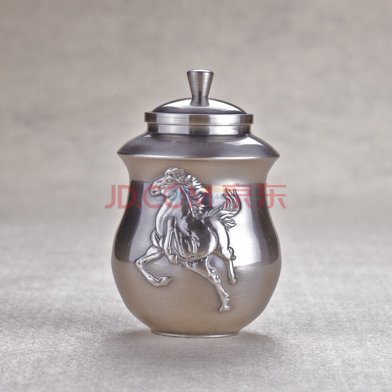 【唯茶工坊古银十二生肖马锡合金茶叶罐】唯茶