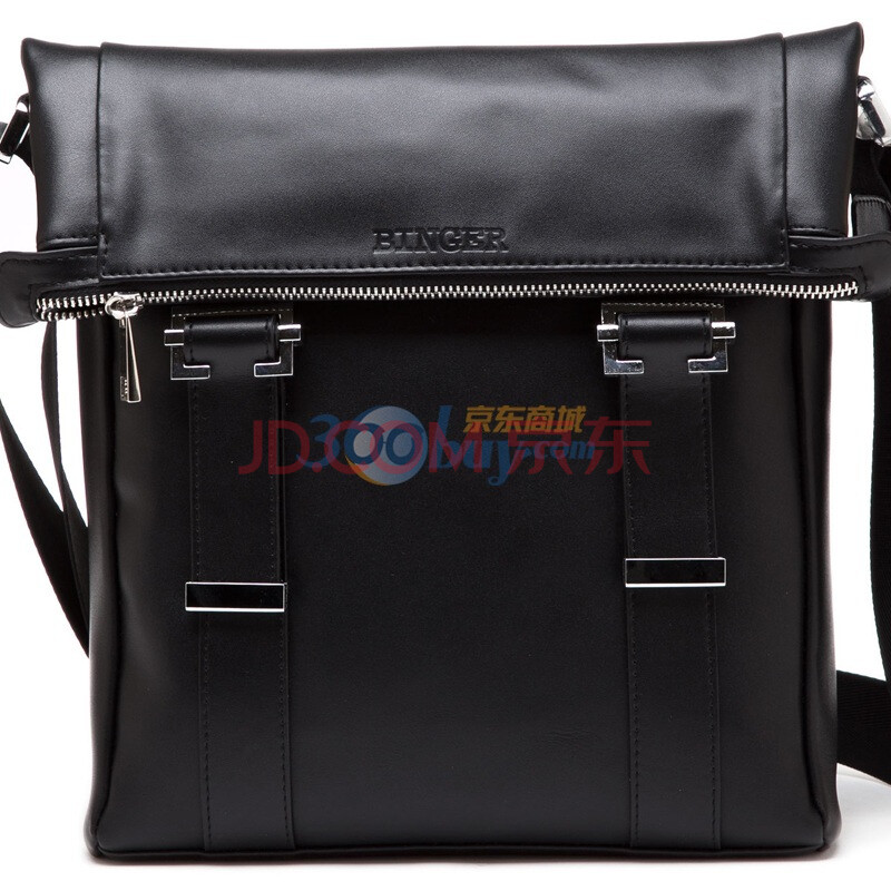 【宾格单肩包】binger宾格office系列头层水染