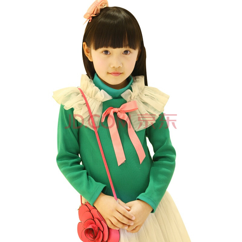 DEESHA笛莎童装<em>女童</em>春秋新款<em>韩版长袖连衣</em>