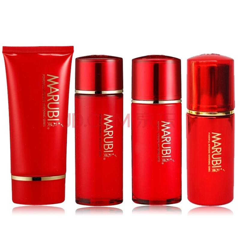 丸美MARUBI 高机能激白精华隔离四件套装 保