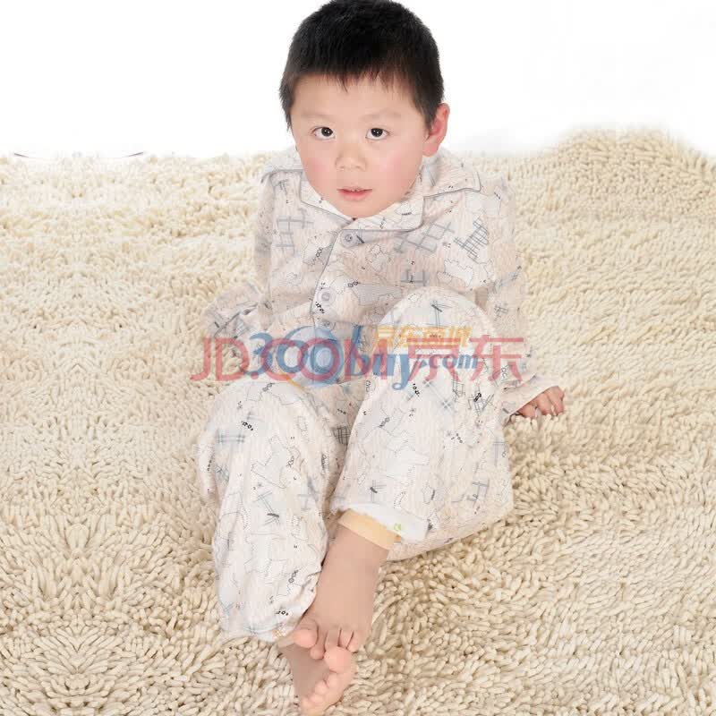 童家居服 春秋可爱儿童<em>睡衣</em> 男<em>女孩长袖睡衣</em>1