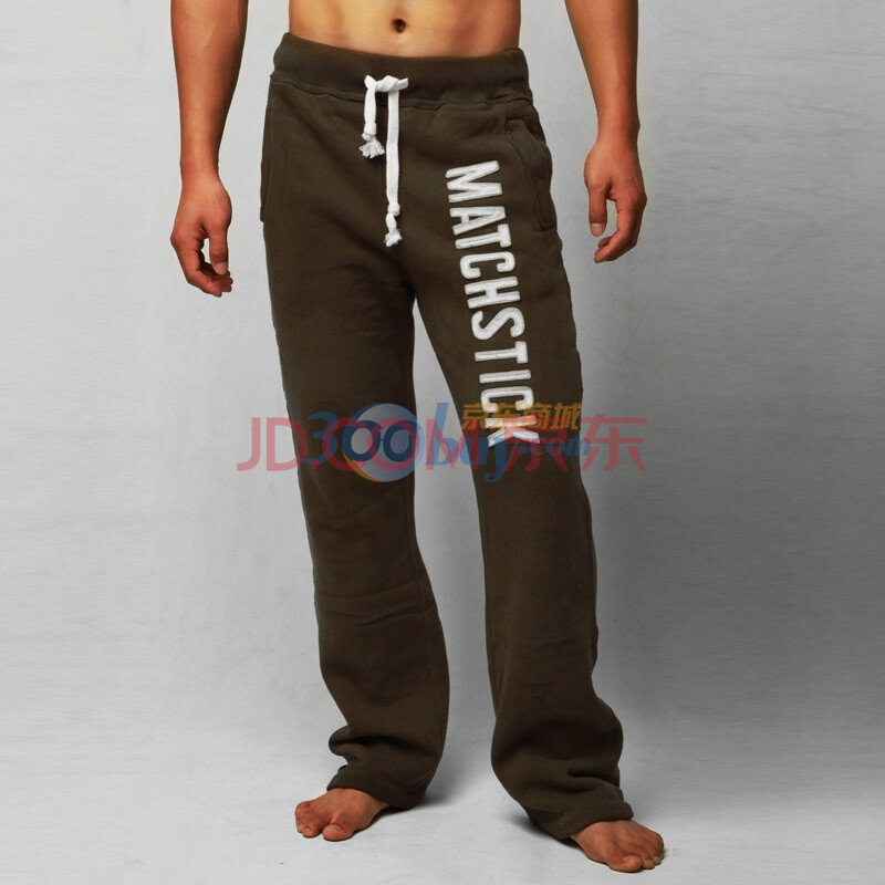 麻吉MATCH 春装新款卫裤 男士纯棉运动裤 休