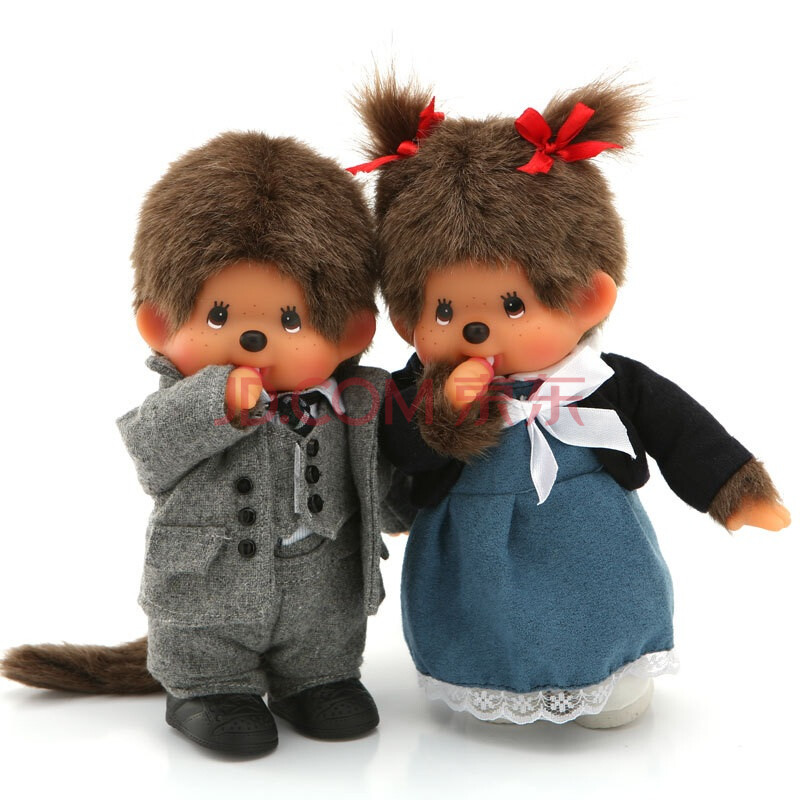 童话玩具 蒙奇奇 娃娃英伦情侣款MK4069-4070