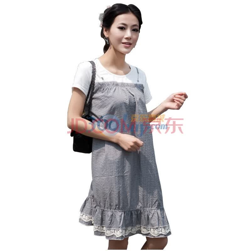 喜满<em>孕妇</em>装韩版<em>孕妇</em>裙<em>夏装新款</em>假两件淑女连衣