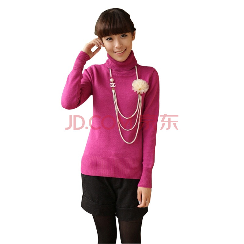 蓝海湾 2011新品 加厚 高领 <em>中款 毛衣</em> 打底衫 9