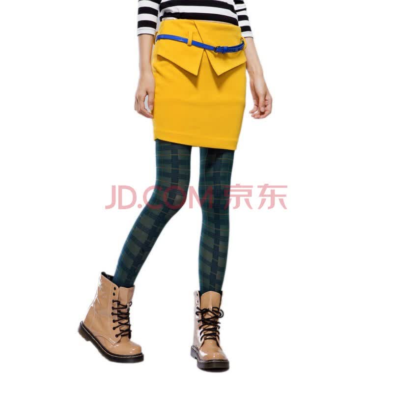 Justyle春夏新款时尚百搭包臀黄色<em>女士中短裙</em> 