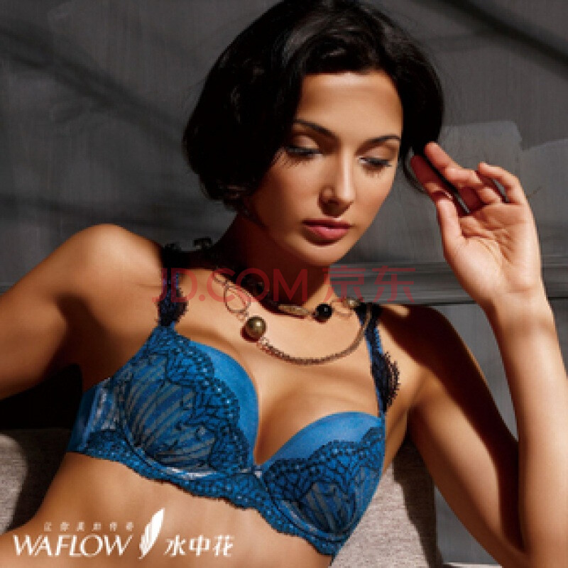 <em>水中花</em>薄款女式<em>内衣</em> 3/4 蕾丝 聚拢<em>文胸</em> 正品水