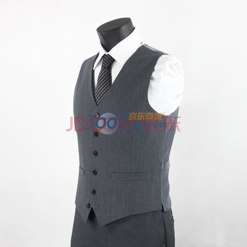 Eabri 全羊毛正装<em>西服马甲</em> <em>马甲</em>中灰色 44图片