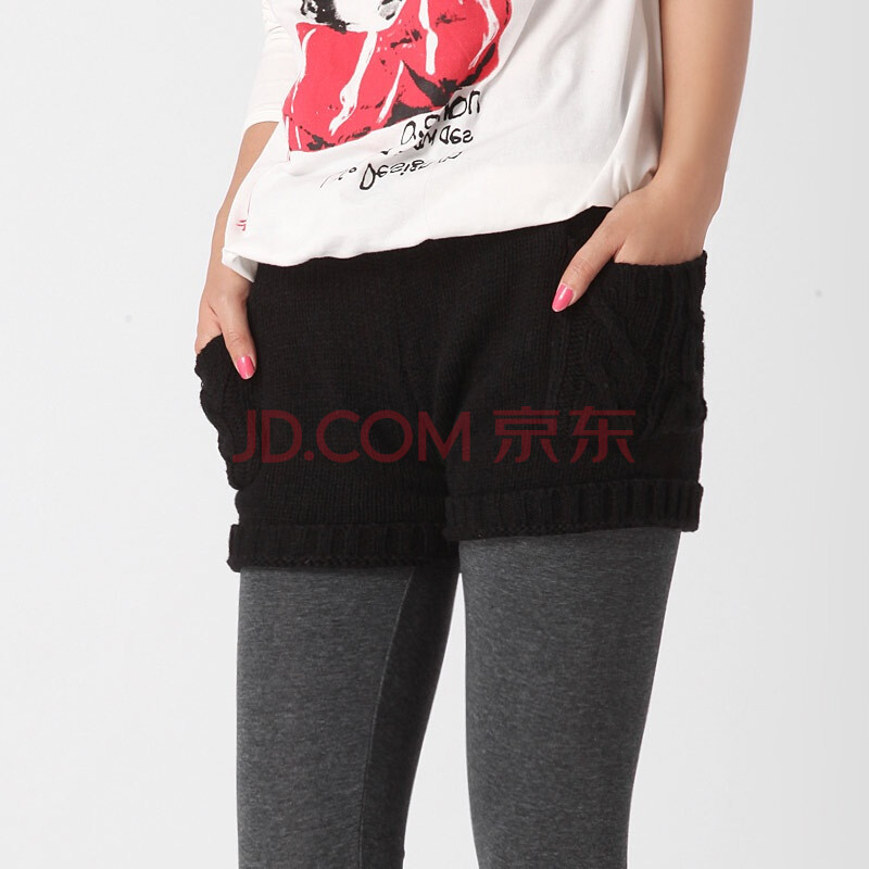 韩都衣舍 <em>韩国短裤</em>秋冬季新品女款弹力修身短