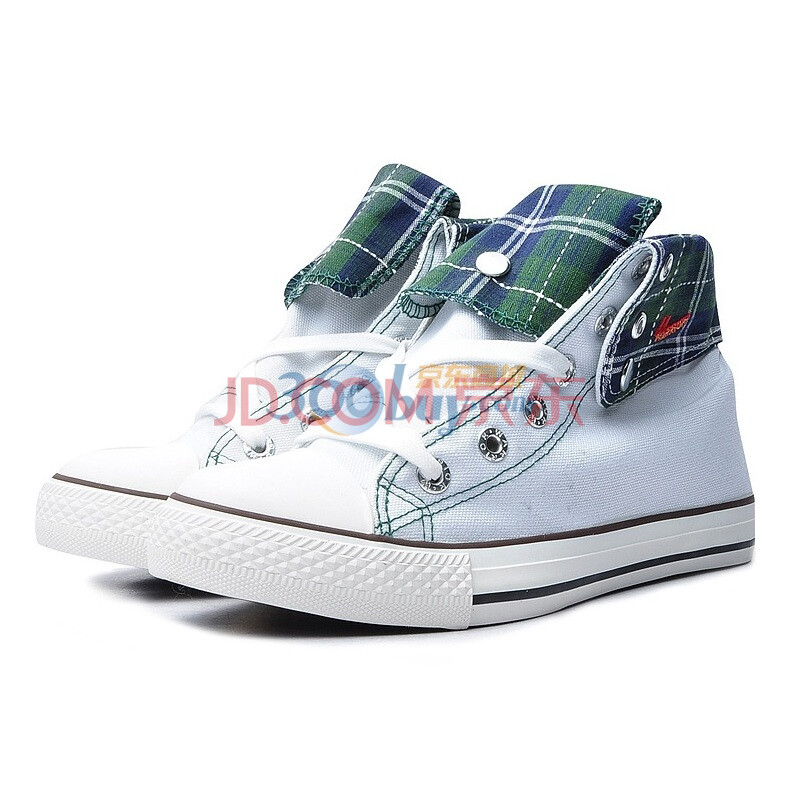 【回力帆布鞋】Warrior回力女子高帮休闲帆布