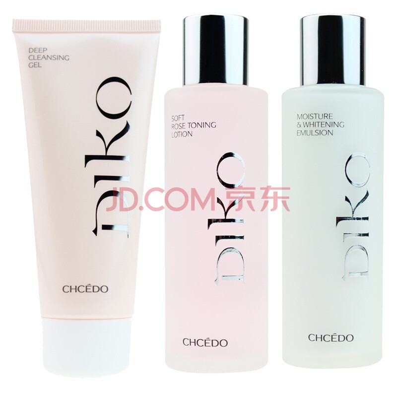 CHCEDO自然堂 【玫瑰果系列 混合】 柔和玫瑰水100ml+润白保湿乳100ml+自然堂深层清洁?ㄠ?00g