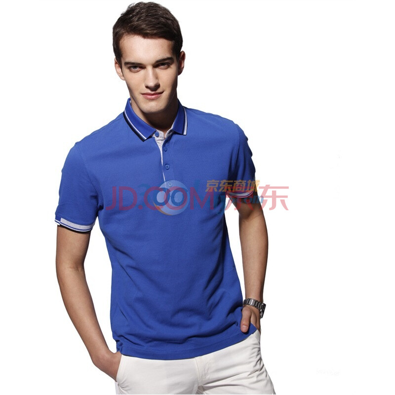 霞湖世家\无花优品 2012新款男装纯色休闲修身