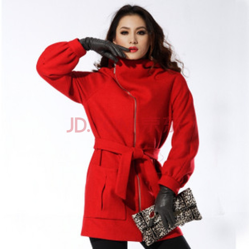 莱雪顿 2011冬装女装新款 <em>毛呢</em>大衣 中长款 毛