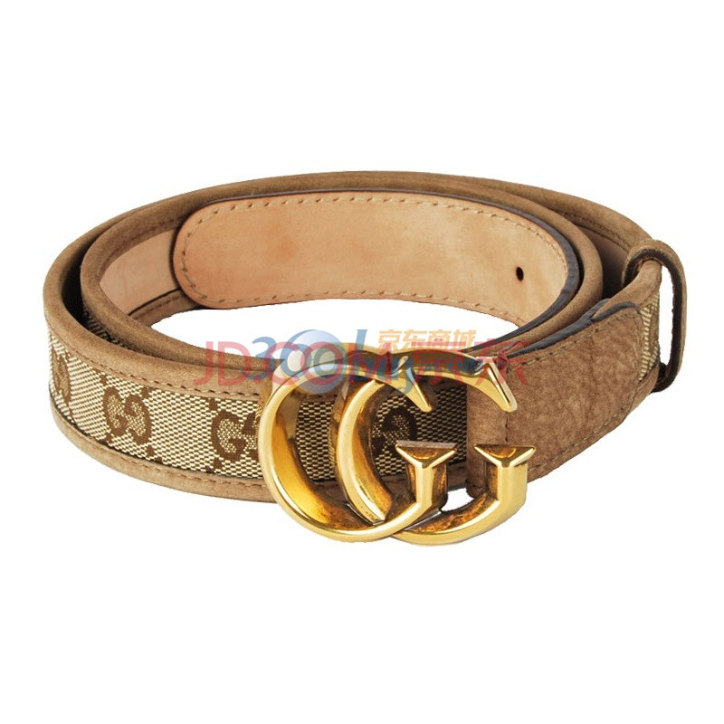 <em>古驰Gucci女士</em>咖色真皮<em>腰带</em>245894 F4CIT (85