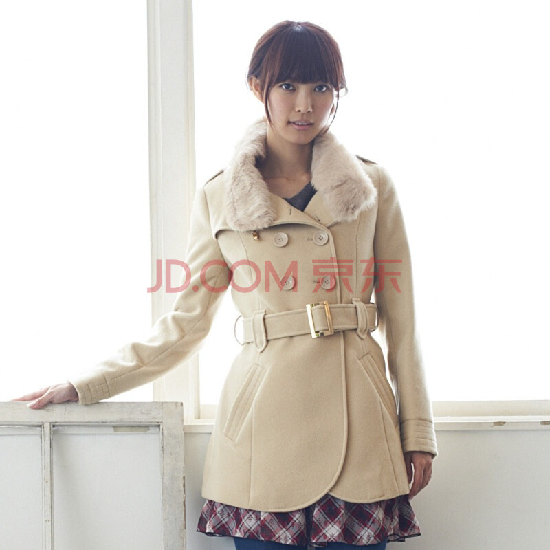 <em>歌莉娅</em>GOELIA 2011<em>秋装</em>新款 韩版<em>女装</em>毛呢外