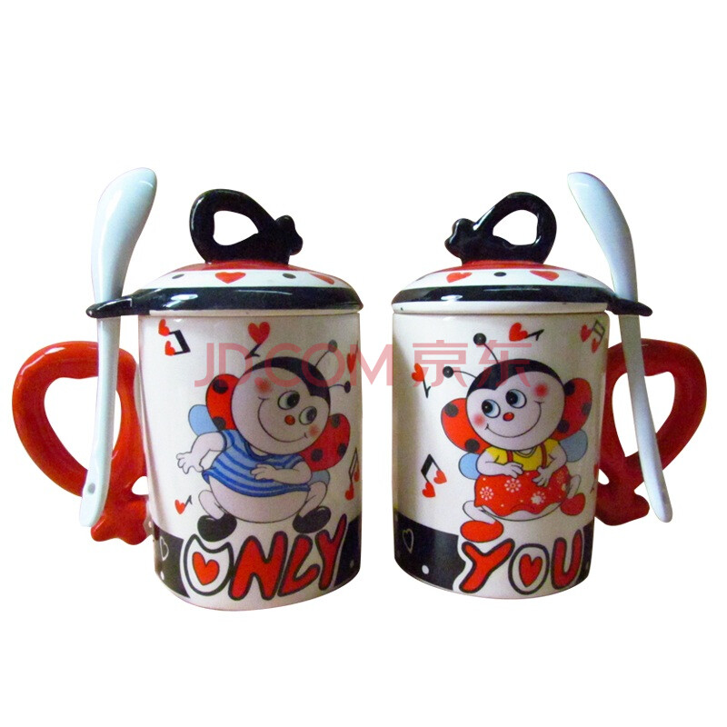百善坊婚庆【o<em></em>nly you小<em>红裙</em>瓢虫】情侣杯图片