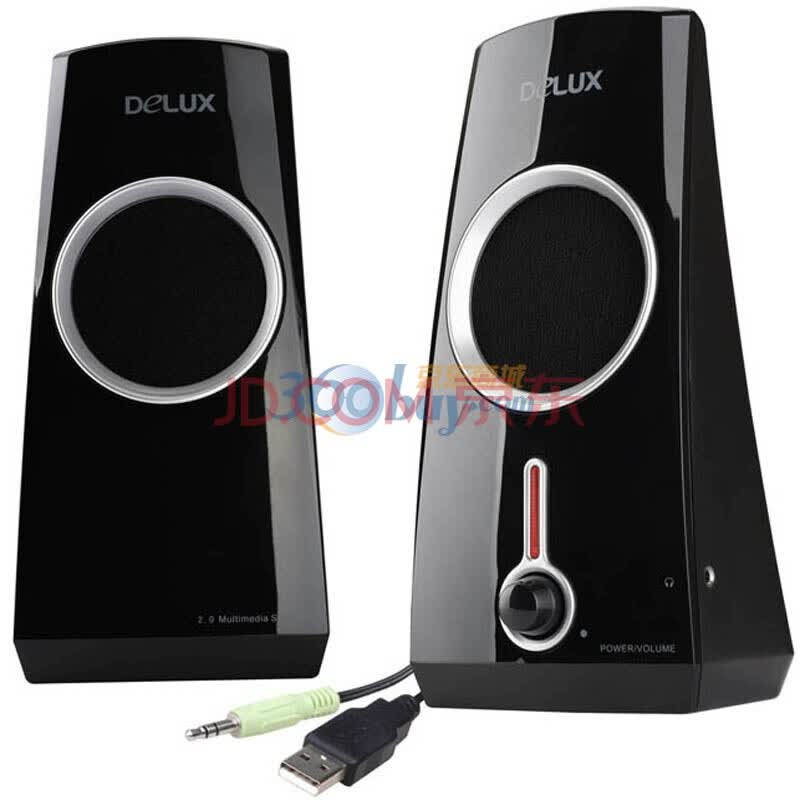 多彩（ＤＥＬＵＸ） DLS-2012U 2.0迷你音箱 黑银