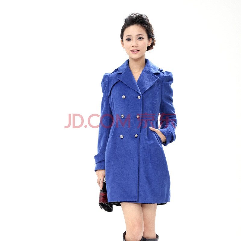 音曲女装 <em>秋装新款</em> 时尚<em>女外套</em> YLDW1011 蓝