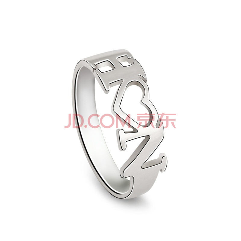 卡当 名字定制 幸福指环 纯银名字戒指 手工定做 镂空设计 大小可定制 送女友创意礼物 男19号图片