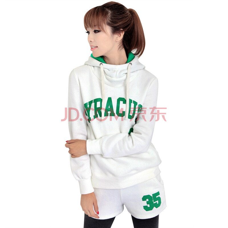 韩都衣舍 韩国<em>套装</em>秋<em>冬季</em>新品秋装女卫衣<em>短裤</em>