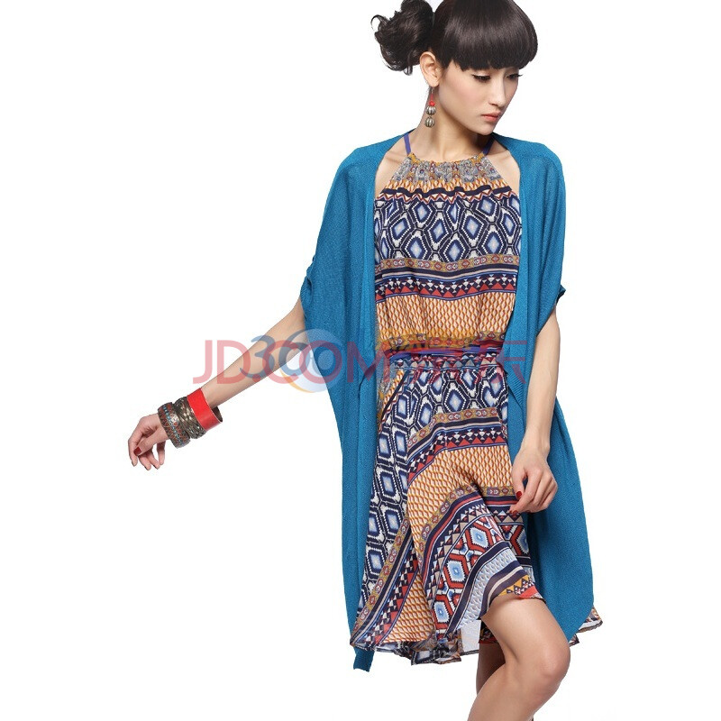 裂帛 新款春装 <em>披肩式开衫</em> <em>针织</em>衫外套 221600