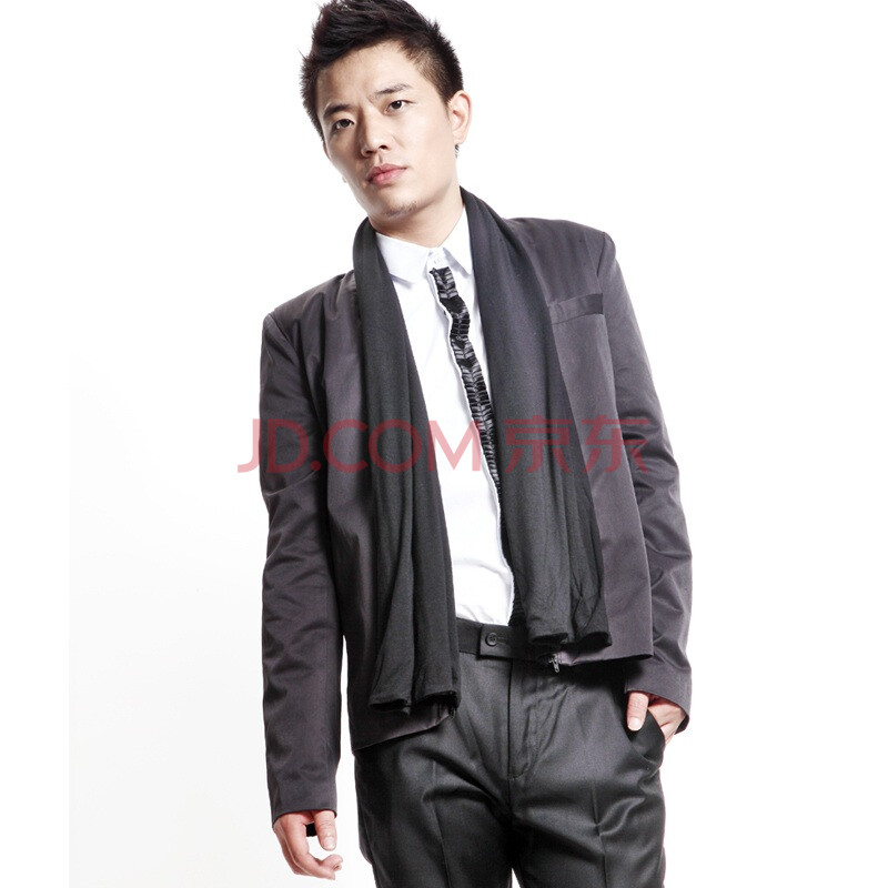 kitterick 男装 可装卸 <em>围巾领</em> 西服 <em>外套</em> MAXS6