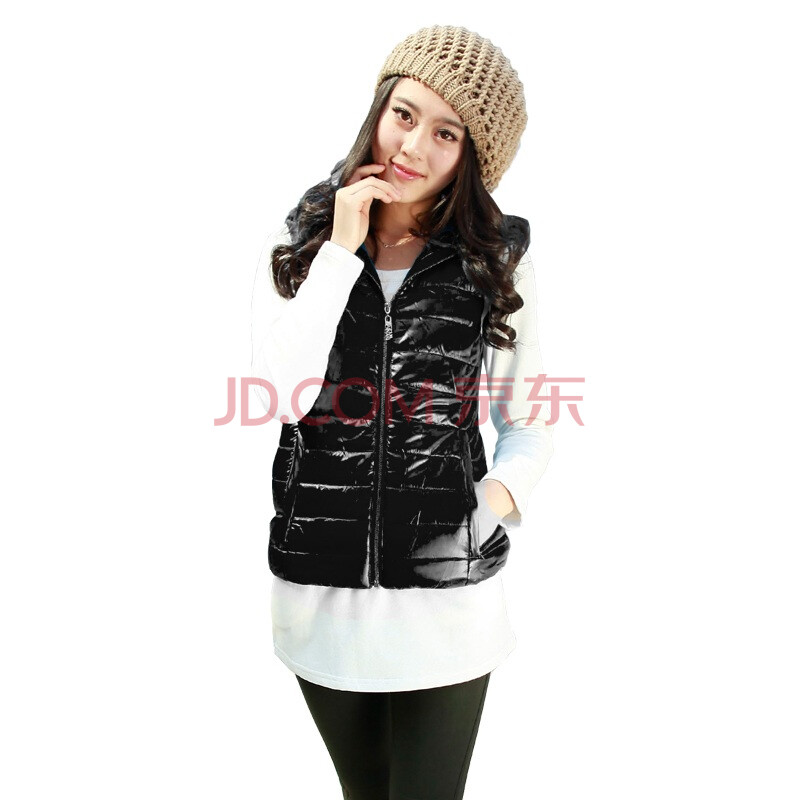 韩宿 新品<em>女士短款马甲羽绒服</em>冬装新韩版羽绒