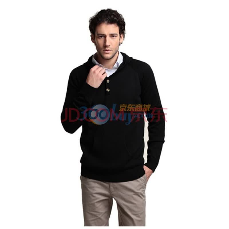 耀点100 YD100 <em>针织</em>衫<em>外套</em> <em>男士</em>连帽<em>毛衣针织</em>