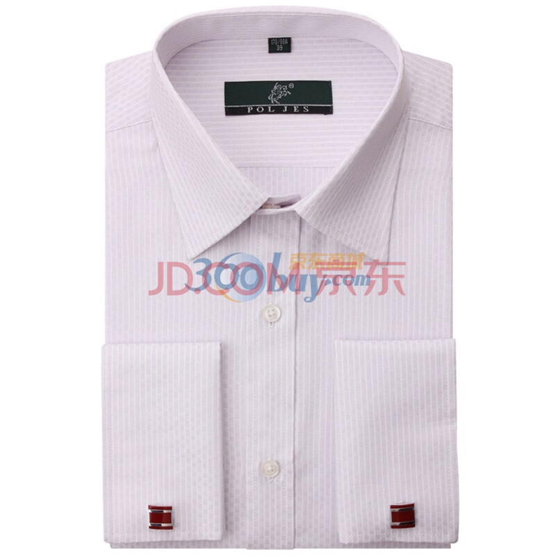 衬衫,而法式叠袖和袖扣又被认为是男士装饰之