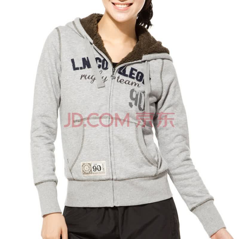 <em>李宁</em> <em>LINING</em> BC17花灰 <em>女式</em> 开衫连帽<em>卫衣</em> AW