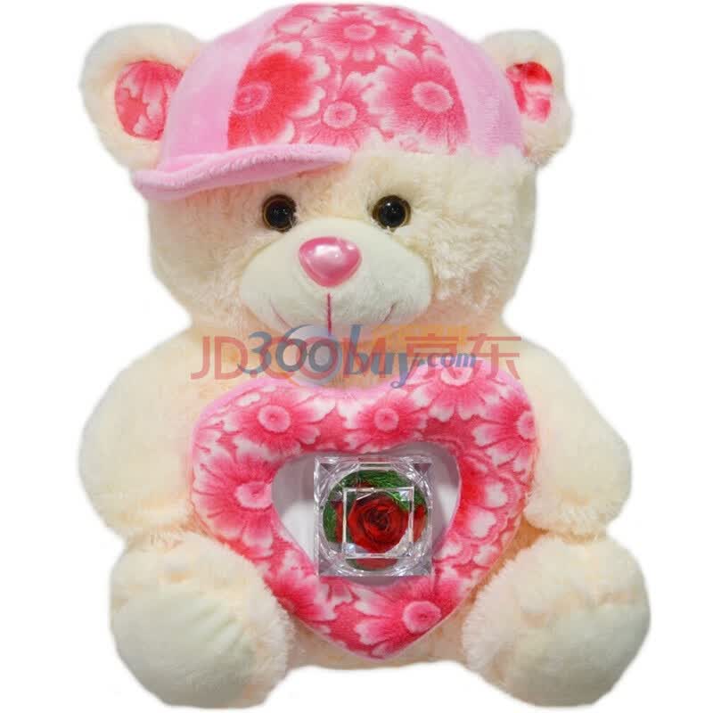 <em>生日礼物</em> 女 创意 圣诞<em>礼物礼品</em> 公仔保鲜花 卡