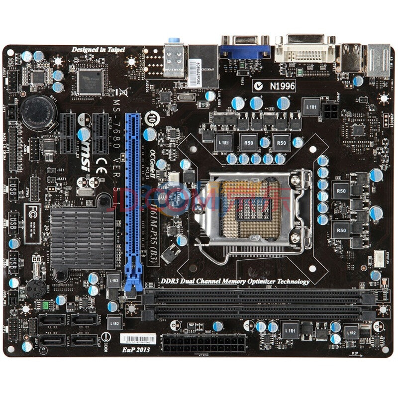 微星（msi）H61M-P35 (B3)主板（IntelH61/LGA 1155）