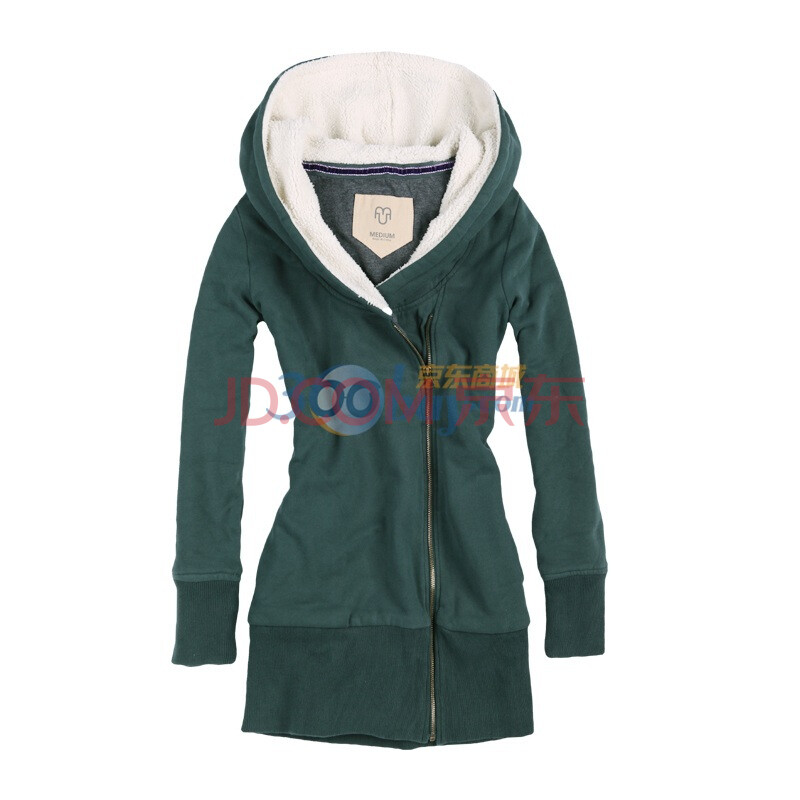 FM由你由我女装美式加长加厚<em>女士开衫卫衣</em>W