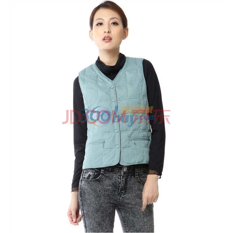 雅鹿 <em>女士</em>中老年<em>内穿</em>羽绒小<em>马夹</em>/<em>马甲</em>/背心 ld0