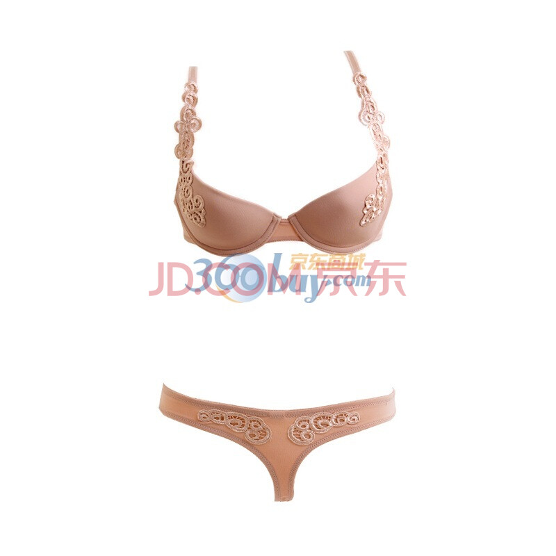 clostyle洛黛尔独特新款精致钩花修饰<em>文胸</em>套装