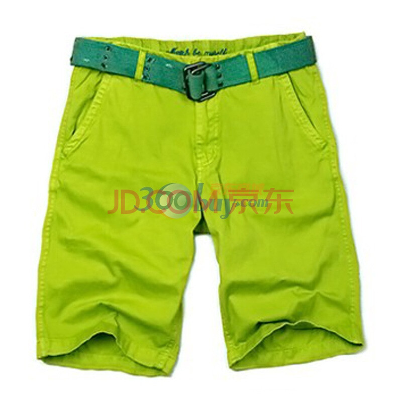 麻吉MATCH <em>新款</em>夏装 <em>男士短裤</em> 纯棉直筒五分