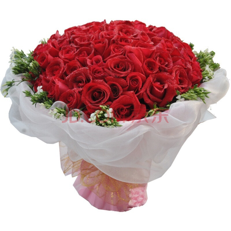人节鲜花速递 <em>生日</em>礼物 <em>女友生日</em> 99枝红<em>玫瑰</em> 