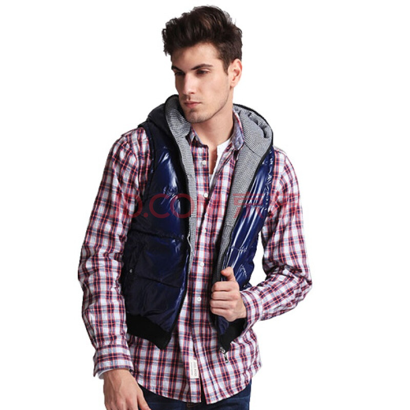 【FEEL MIND】男款连帽双面<em>穿</em>情侣<em>棉马甲</em> 1